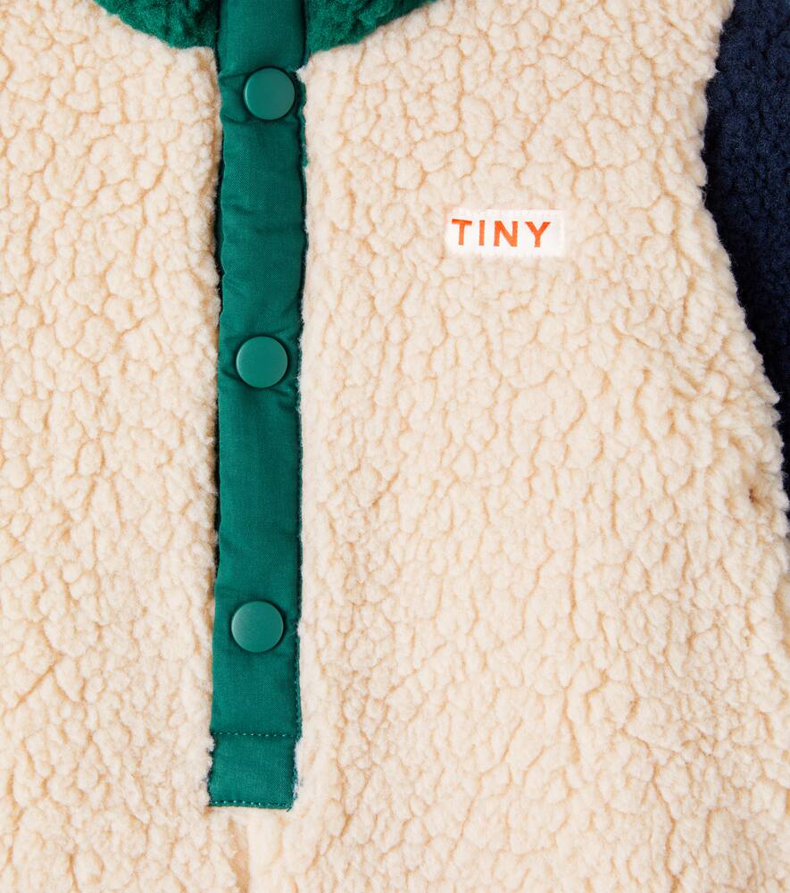 Детский комбинезон с цветными блоками из искусственной овчины Tinycottons, Color Block — фото 3