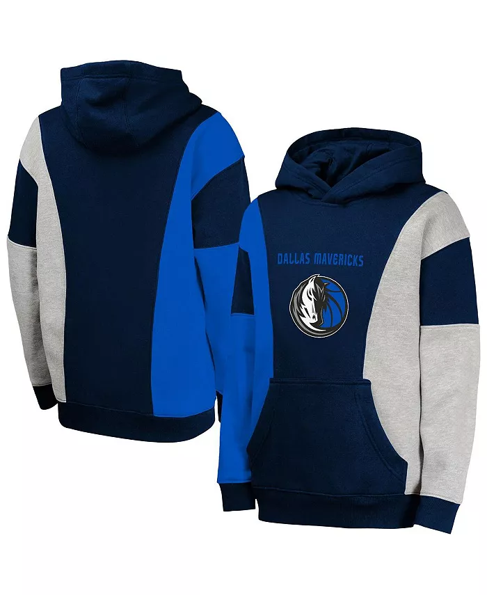 

Толстовка с капюшоном для больших мальчиков и девочек Navy Dallas Mavericks Ace In the Hole Outerstuff