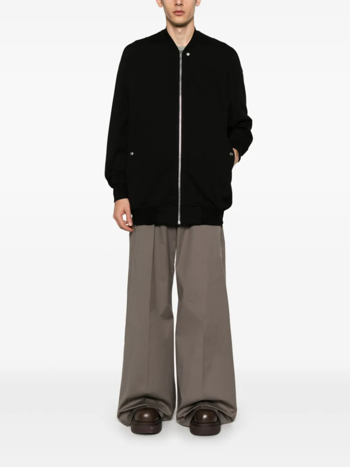 Толстовка Рика Оуэнса Jumbo Flight Rick Owens, черный — фото 2