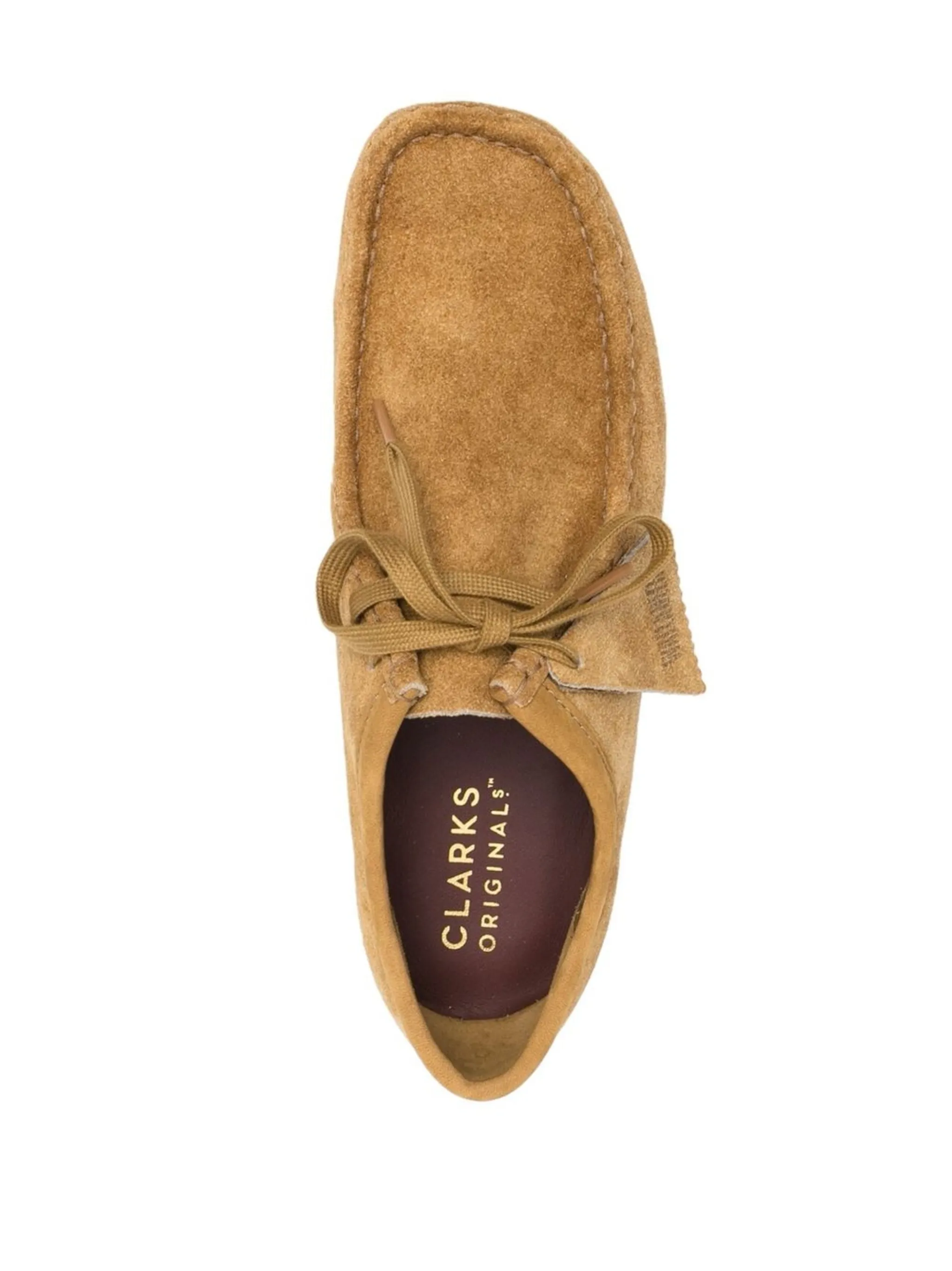 Топсайдеры на шнуровке Clarks Originals, бежевый — фото 4