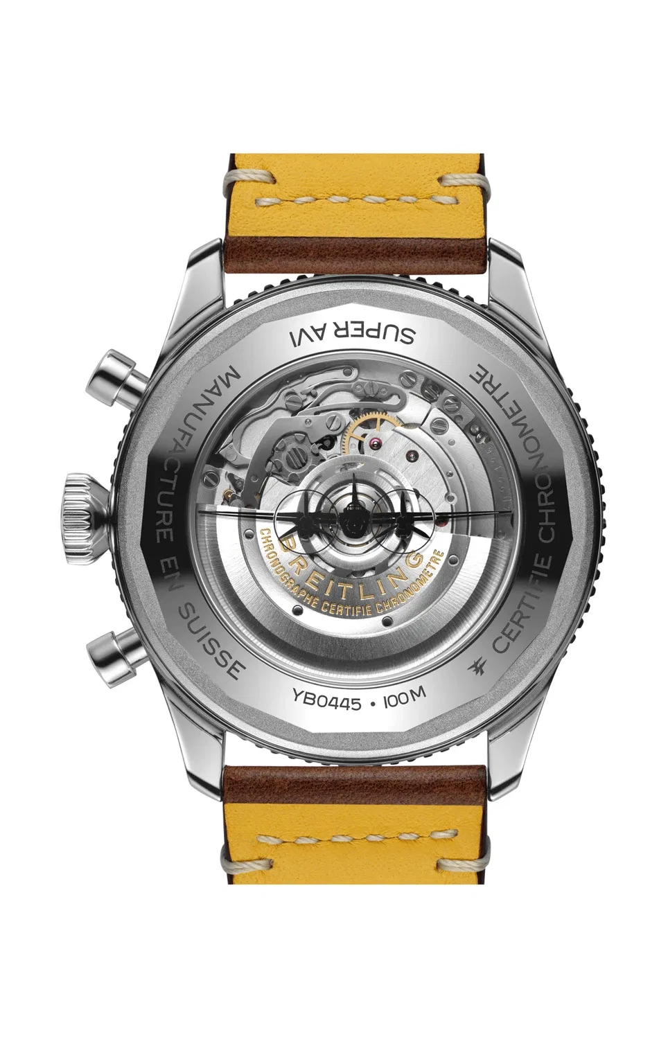 СУПЕР AVI B04 ХРОНОГРАФ GMT 46 МОСКИТО - YB04451A1B1X1 BREITLING, черный — фото 2