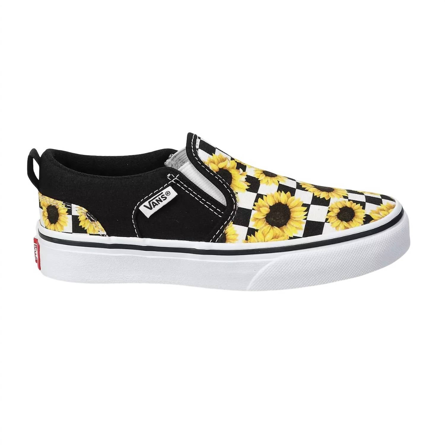 Женские лоферы Asher Sunflower в желтом цвете Vans — фото 2