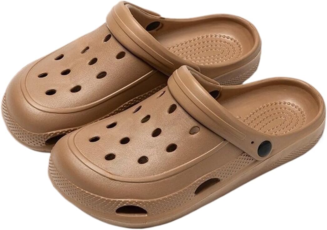 

Женские и мужские сабо для улицы с легким надеванием, домашние тапочки, противоскользящие, с защитой от запаха, для сада и пляжа Dannling, хаки