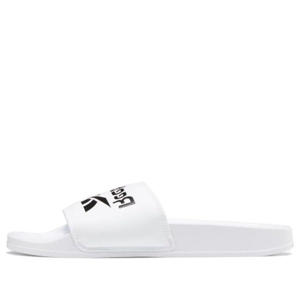 

Тапочки classic slide 'white black' Reebok, белый