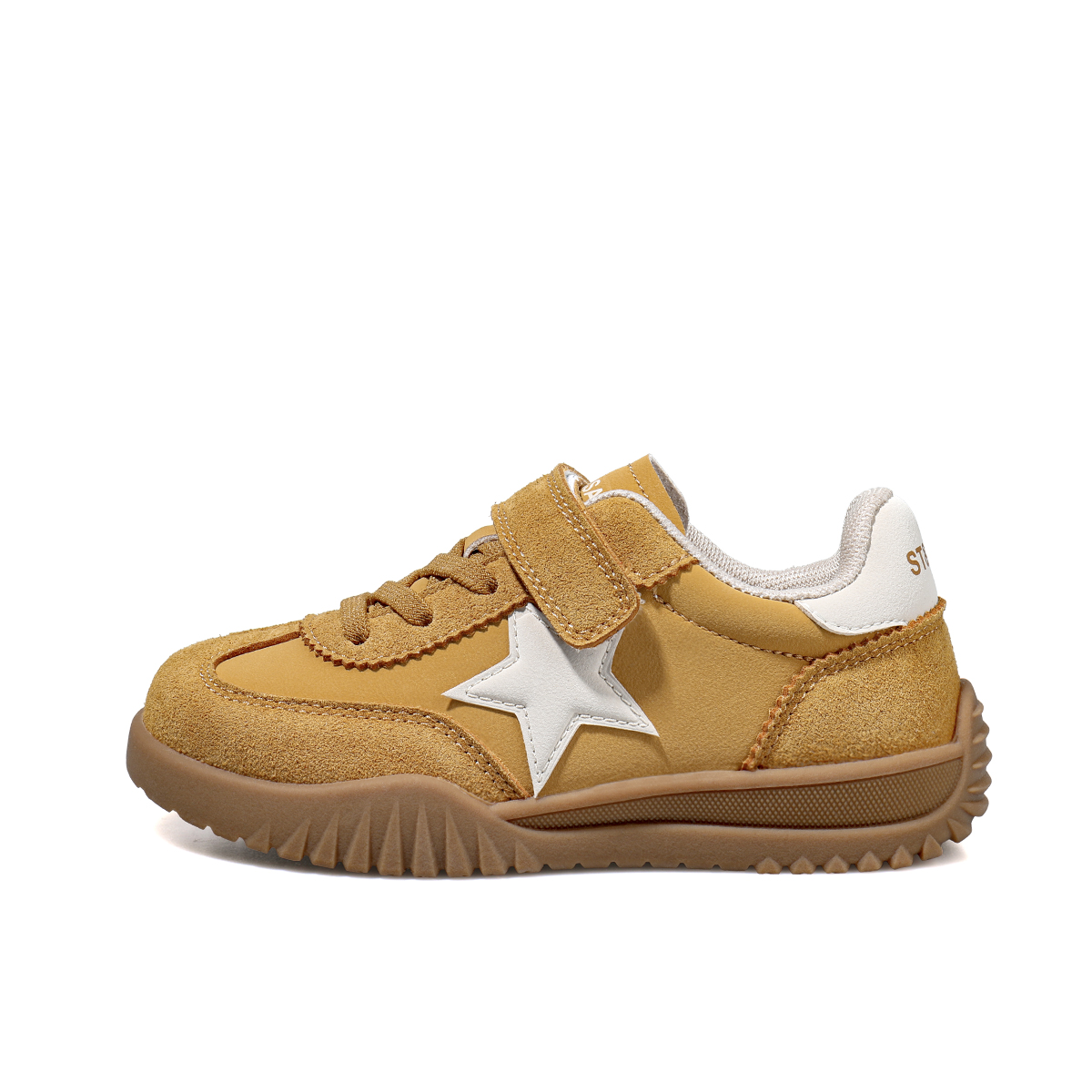 

Противоскользящие износостойкие детские кроссовки для скейтбординга ST&SAT KIDS, желтый/бежевый