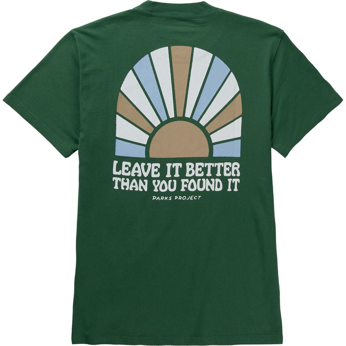 

Футболка Leave it better sunrise Parks Project, зеленый