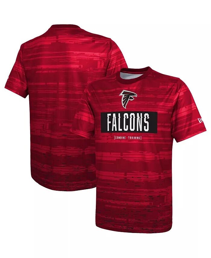 

Мужская красная футболка Atlanta Falcons Joint Authentic Sweep New Era