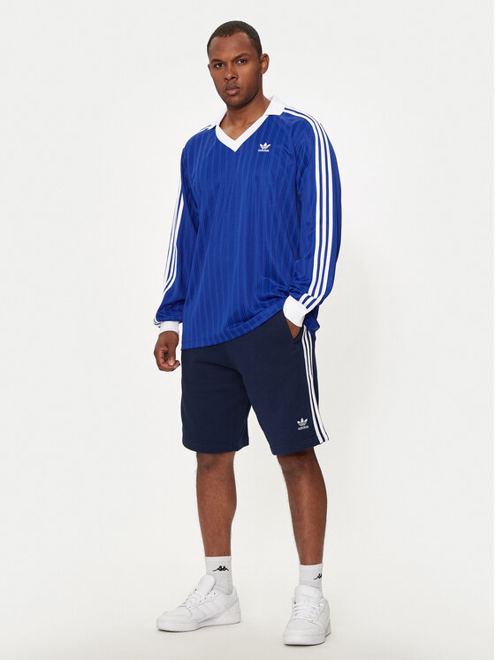 Лонгслив regular fit adicolor Piqué Football IX5227 Adidas, синий — фото 2