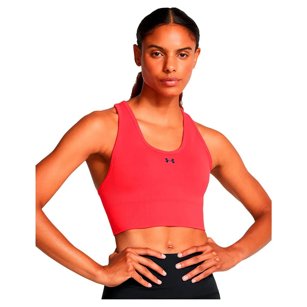 

Спортивный топ Under Armour Vanish seamless medium support, красный