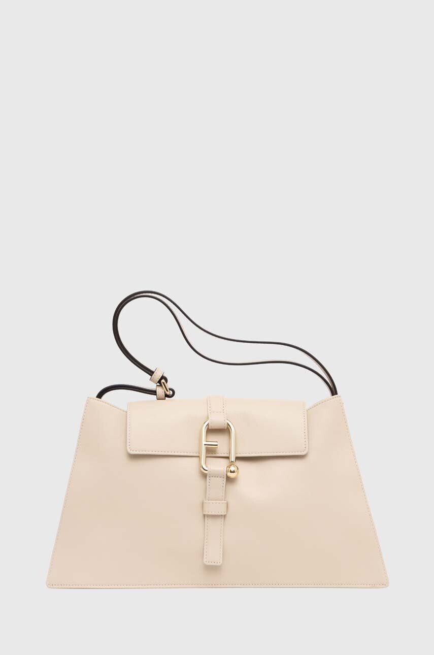 

Кожаная сумочка Furla, бежевый