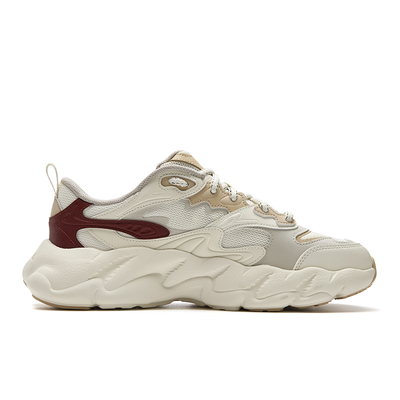 FILA FERN 2S амортизирующие устойчивые к истиранию дышащие кроссовки с покрытием легкие низкие массивные мужские Antique White — фото 3
