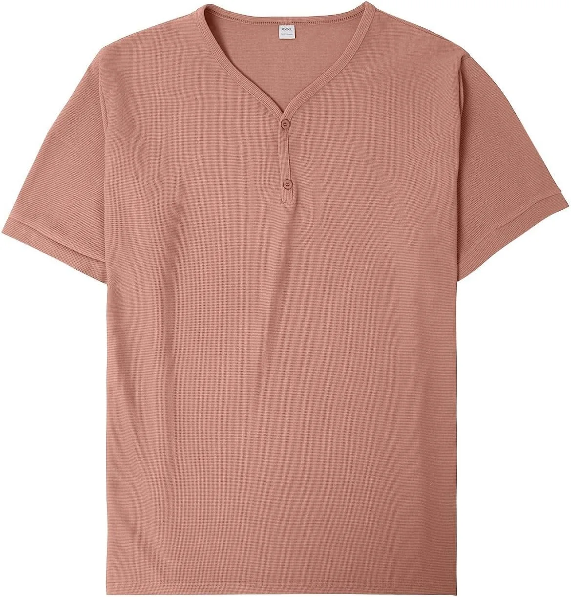 

WENKOMG1 Хенли для мужчин, короткий рукав, M-2XL