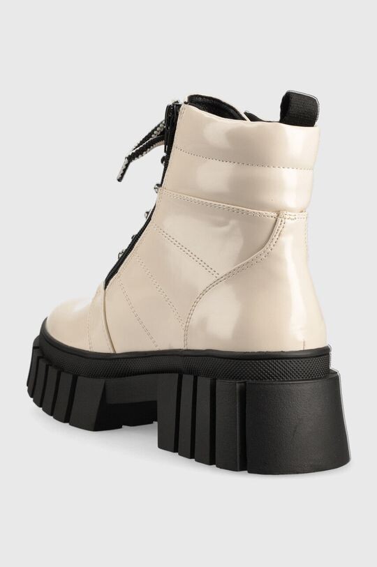 Ботинки женские Steve Madden из искусственной лаковой кожи, бежевый — фото 3