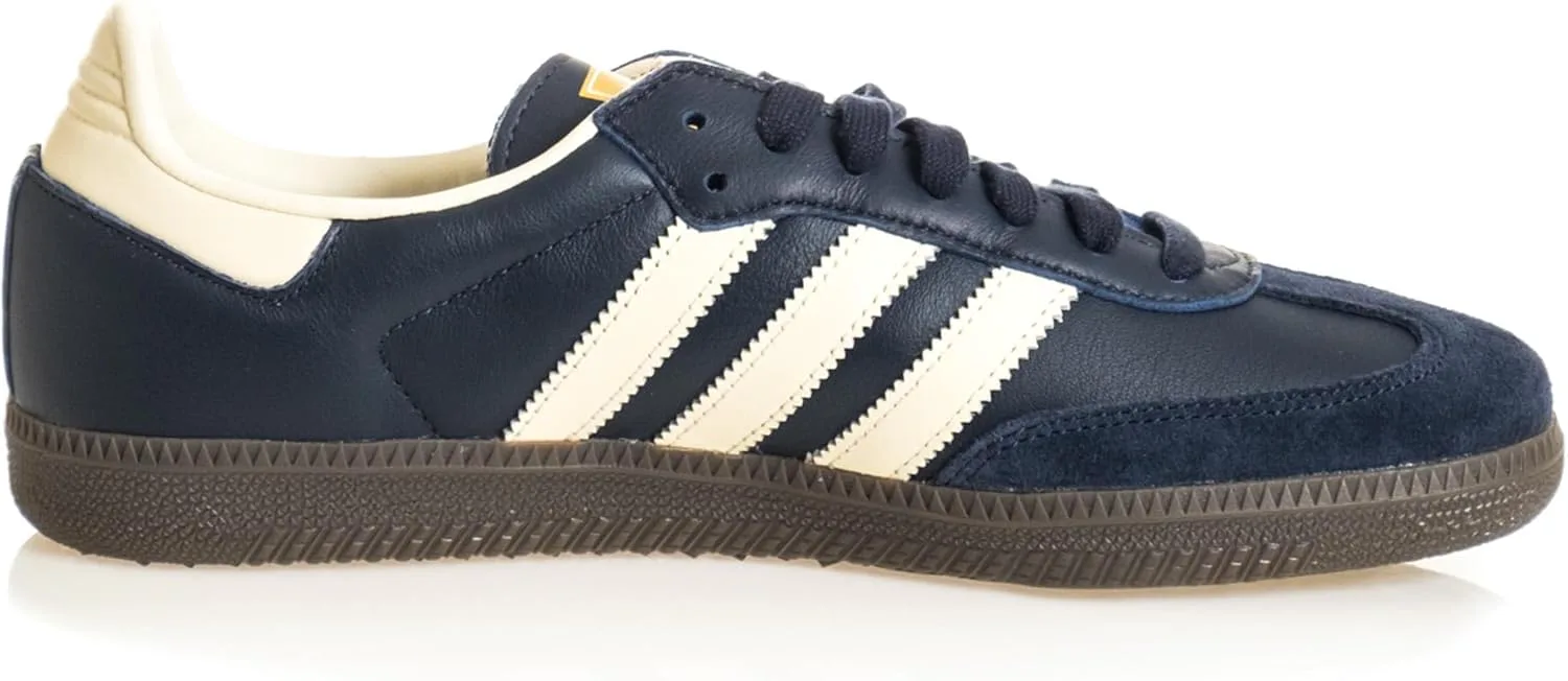 Мужские кроссовки Adidas Originals Samba OG, темно-синий/кремовый — фото 2