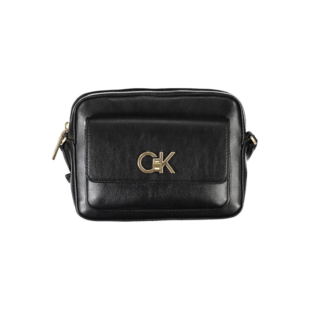 

Черная женская сумка из переработанного полиэстера Calvin Klein, Черный, Черная женская сумка из переработанного полиэстера Calvin Klein