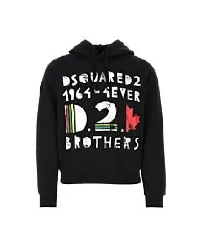 

Стильное худи для модного образа. Dsquared2, черный