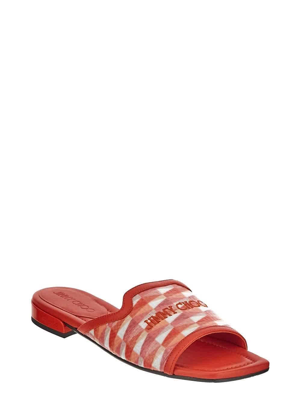 Джимми Чу Нако Наппа Кожаные балетки Jimmy Choo, розовый — фото 2