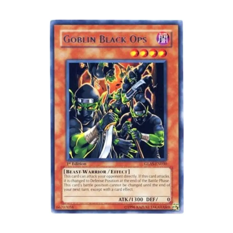 

CCG Гоблин Блэк Оперс (Редкий), Yu-Gi-Oh - Gladiator's Assault - Singles
