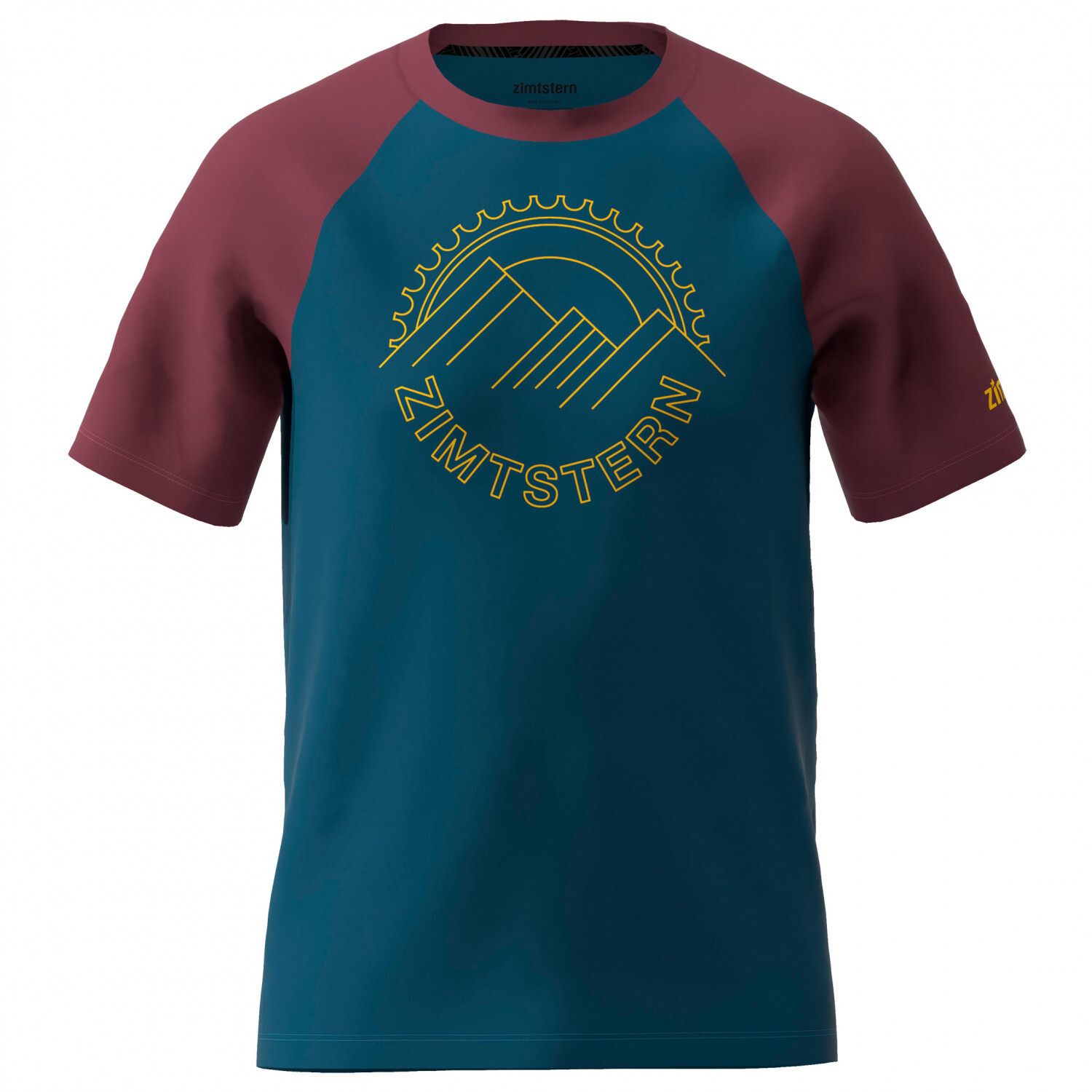 

Функциональная рубашка Zimtstern Ringz Tee, цвет French Navy/Windsor Wine