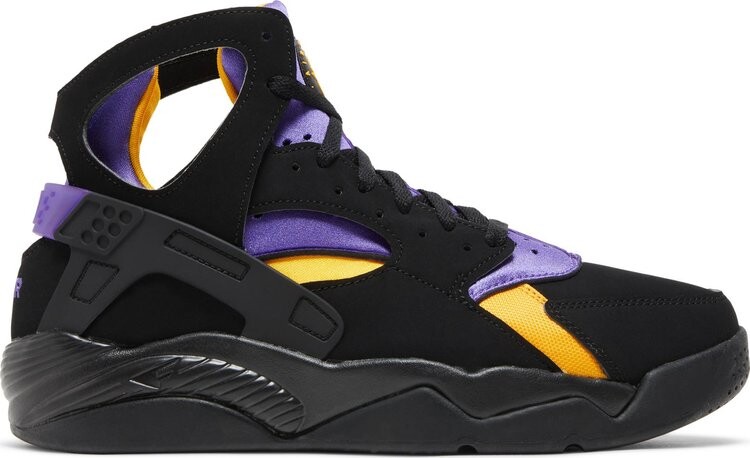 

Кроссовки Air Flight Huarache 'Lakers Away', черный