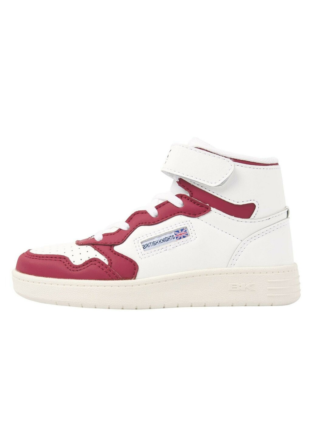 

Высокие кеды Noors Mid British Knights, цвет white/ warm red