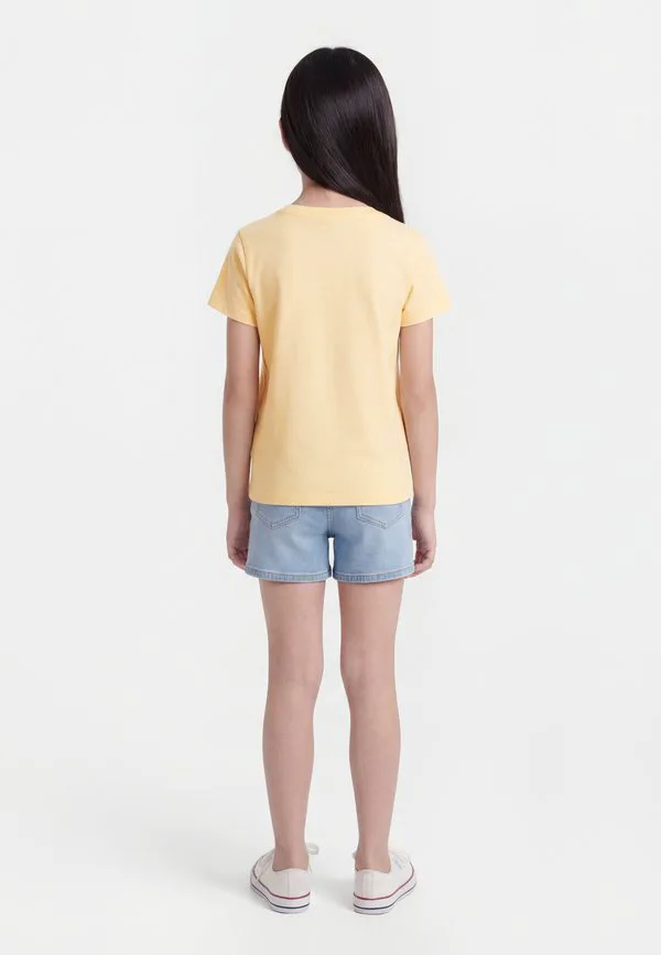 Футболка унисекс с принтом лягушки Lindex, Light Dusty Yellow — фото 2