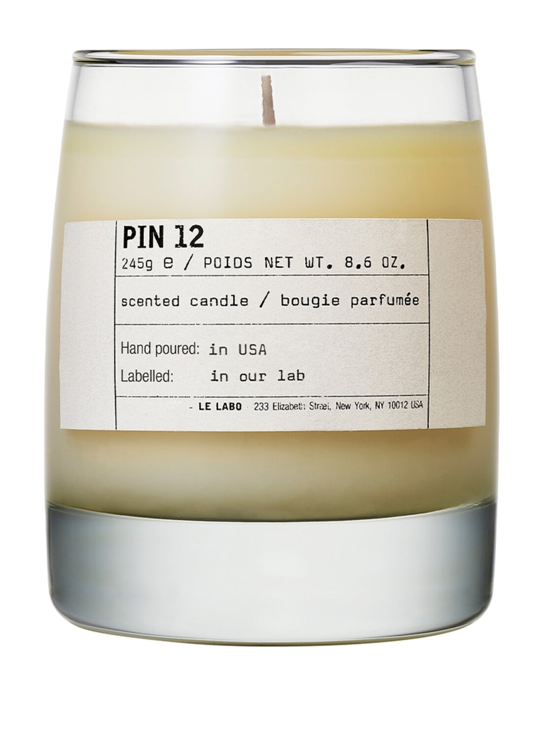 

Ароматическая свеча Le Labo PIN 12