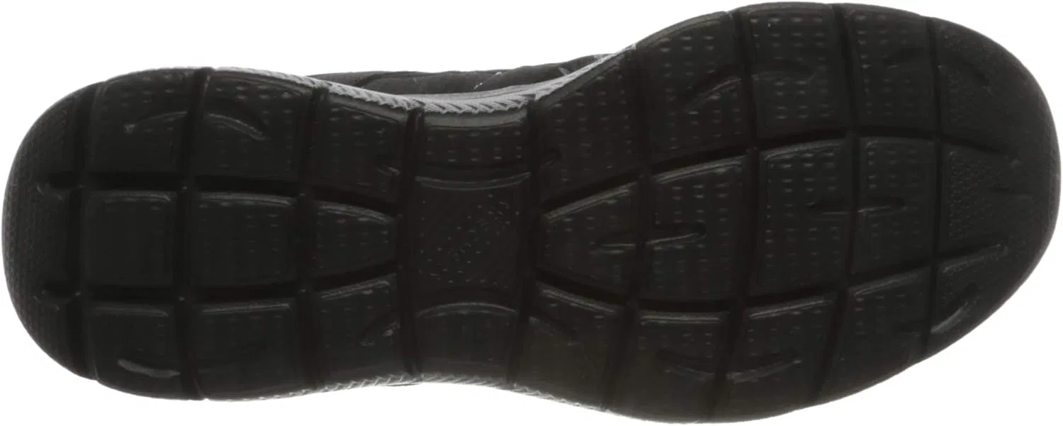 Skechers Herren Summits New World кроссовки, Black Leather Pu Mesh Black Trim — фото 4