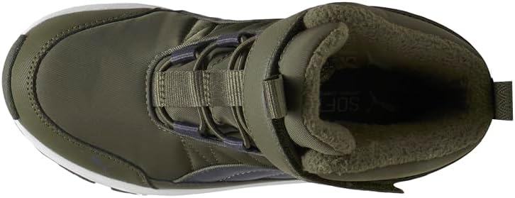 Детские ботинки PUMA Kids Boys Evolve Puretex Snow повседневные на низком голенище - зеленые — фото 4