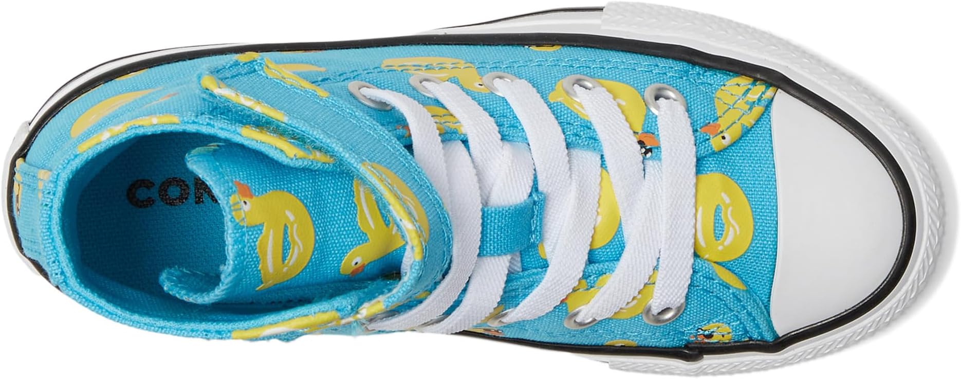 Кроссовки Converse Kids Chuck Taylor All Star Pool Float Easy-On, цвет Gnarly Blue/Dandy Lion/White — фото 2