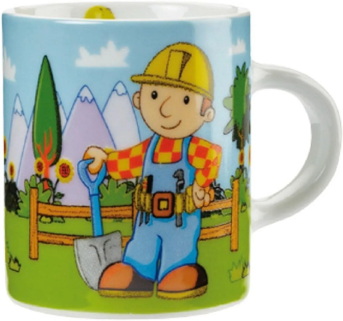 Мини-кружка фарфоровая - идеальный размер для детской руки "Bob the Builder" Gialamas