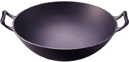 

Iwachu 21052 Wok, глубокий тип, средний, черный, внутренний диаметр: 12,4 дюйма (31,5 см), для стрельбы прямой наводкой, фурнитура Намбу, Black