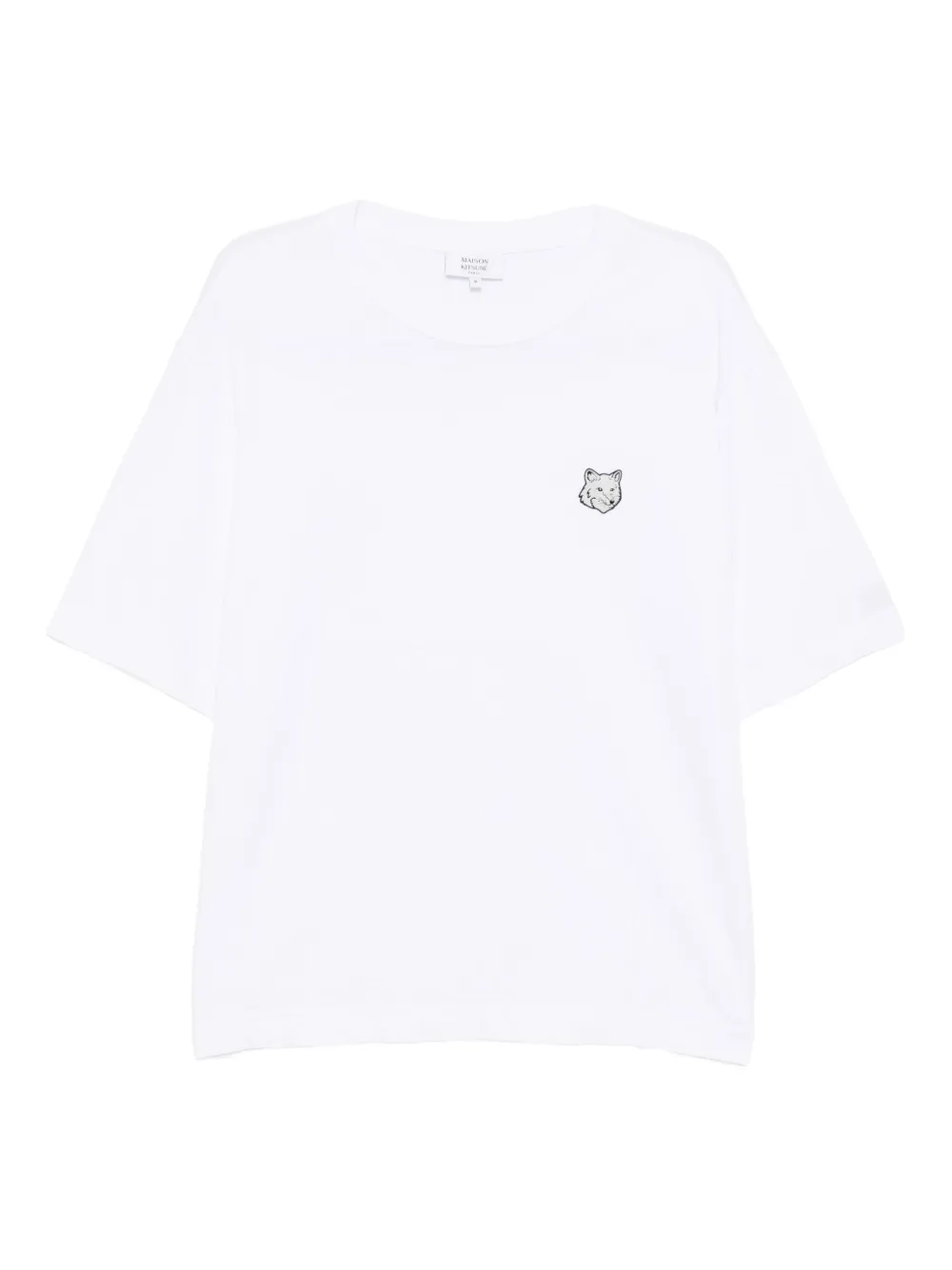

Футболка с нашивкой Maison Kitsuné, белый