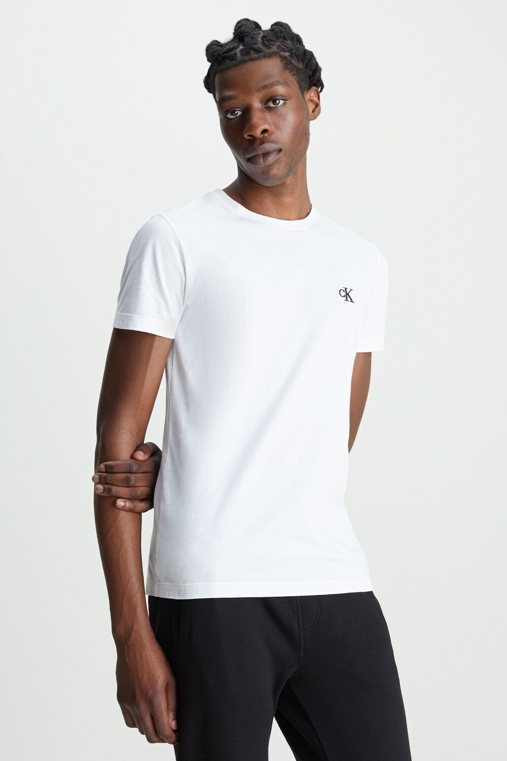 

Футболка узкого кроя Essential Calvin Klein Calvin Klein, белый