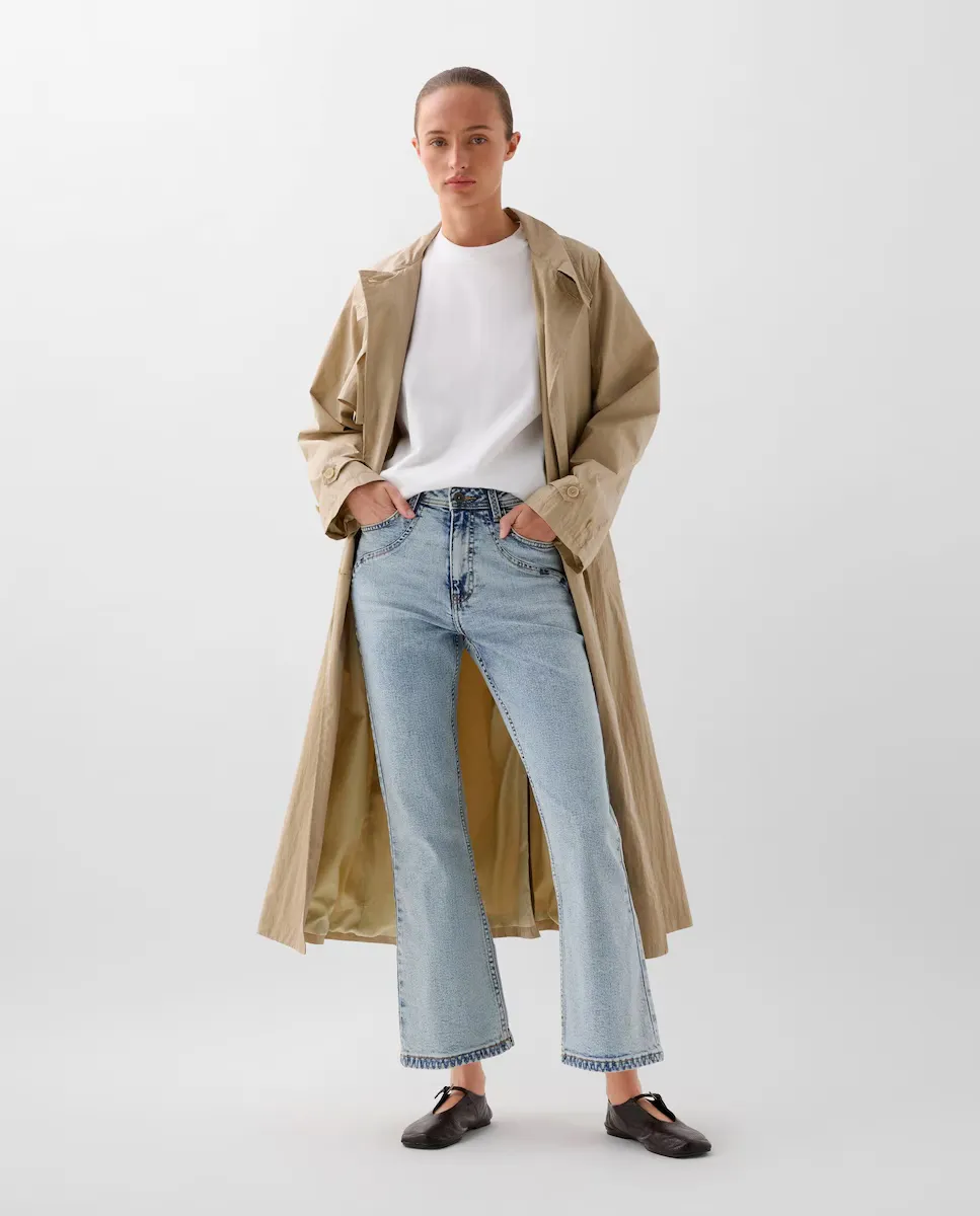 

Женские расклешенные хлопковые джинсы-клеш Scalpers, синий