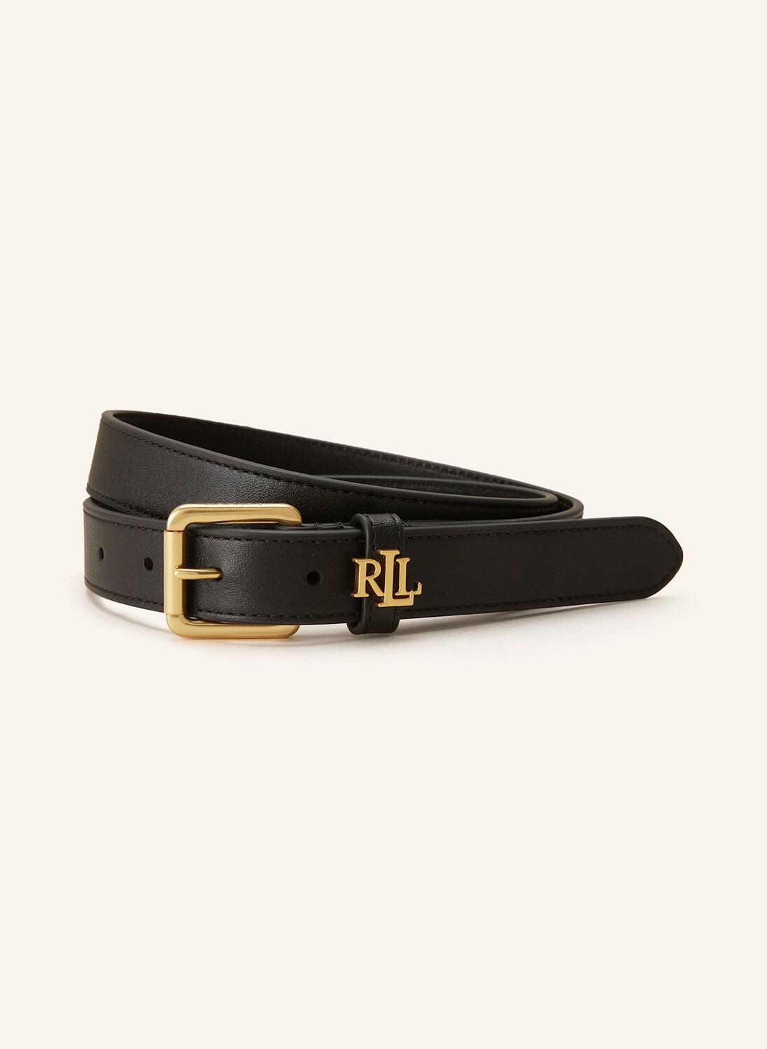 

Кожаный ремень LAUREN RALPH LAUREN, черный