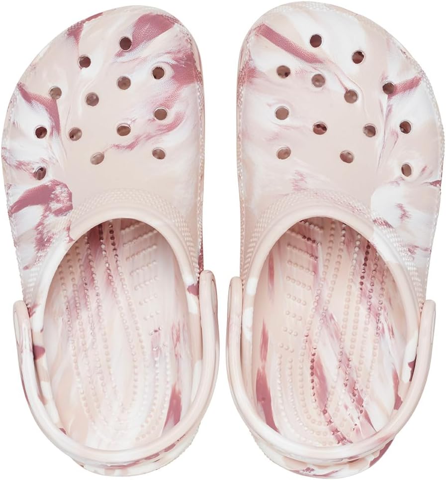 Детские сабо Crocs унисекс, классические, с мраморным рисунком, акварельным рисунком, размер K, мультиколор — фото 4