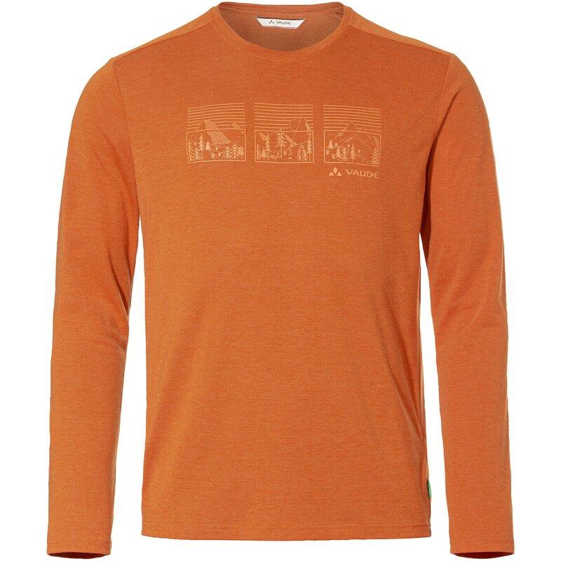 

Shirt me rosemoor ls t-shirt iii Vaude, цвет kumquat