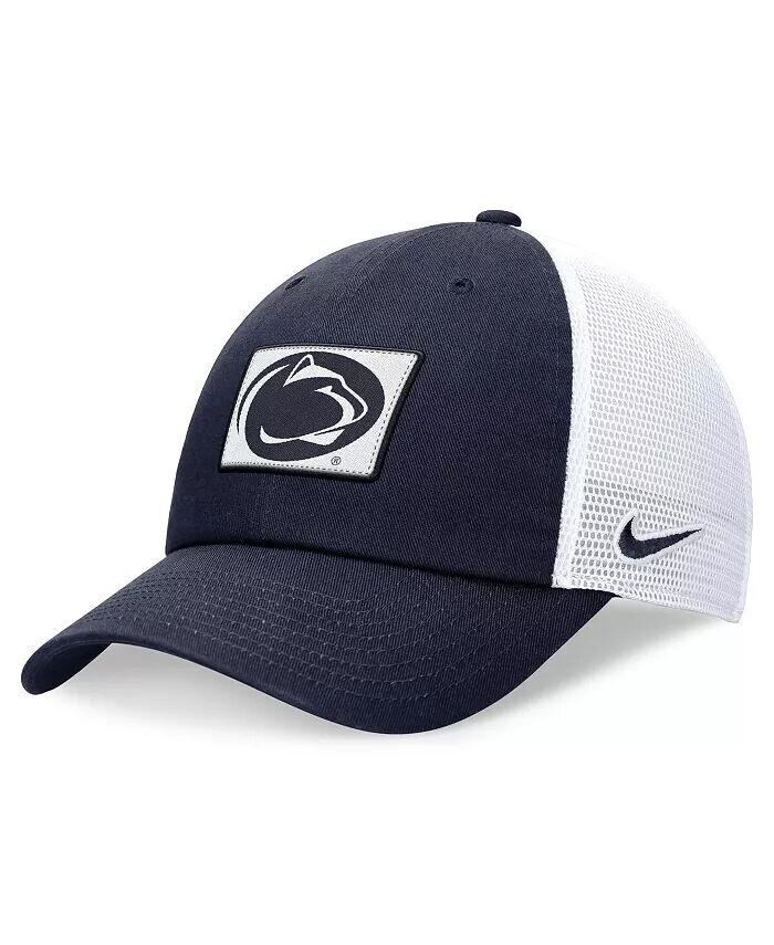 

Мужская темно-синяя/белая регулируемая шляпа Penn State Nittany Lions Primetime Club Trucker Nike, синий