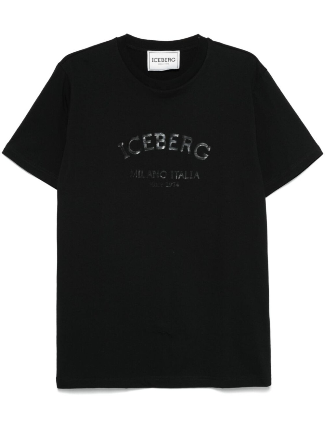 

Iceberg футболка с логотипом, черный