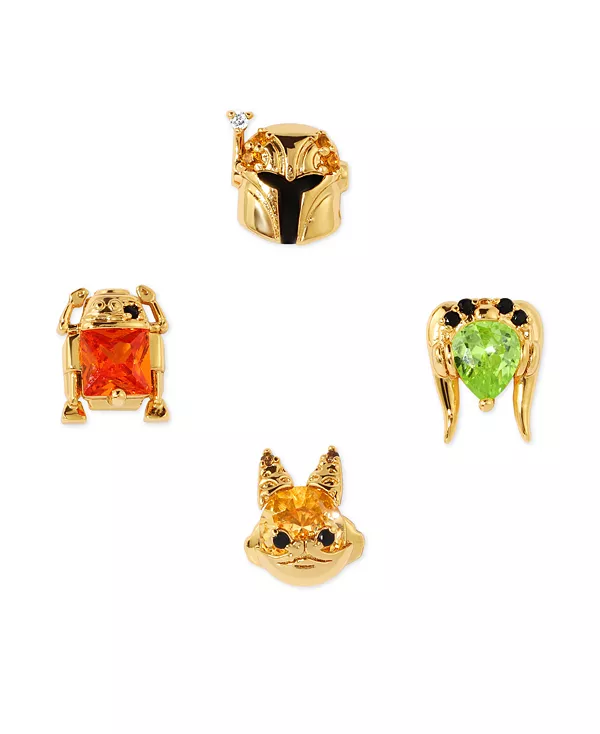 

Набор разноцветных кристальных гвоздиков «Асока из повстанческого экипажа» из «Звездных войн» Girls Crew, gold