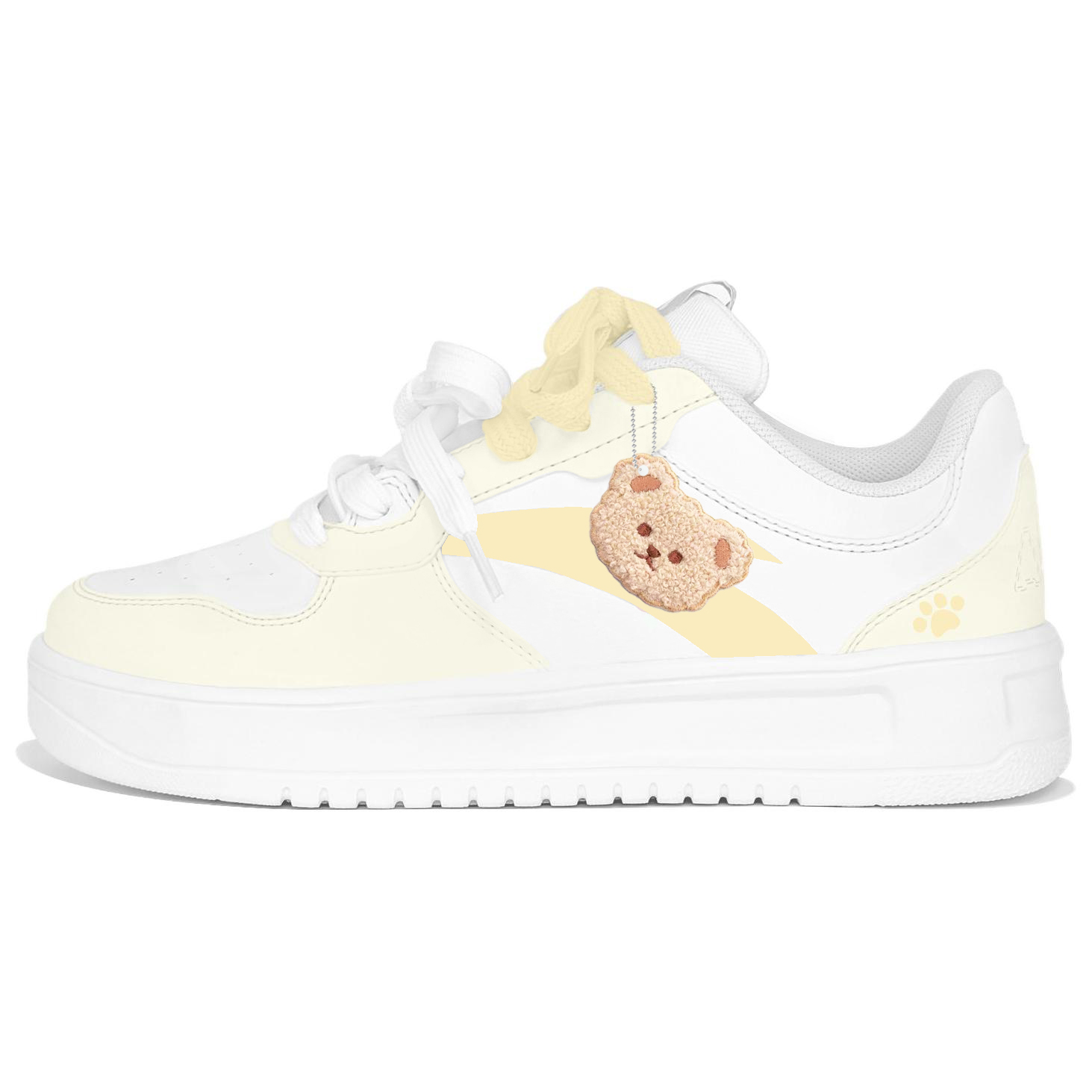 

ANTA Антискользящие износостойкие низкие скейтерские кроссовки унисекс светло-желтого цвета, цвет Light Yellow