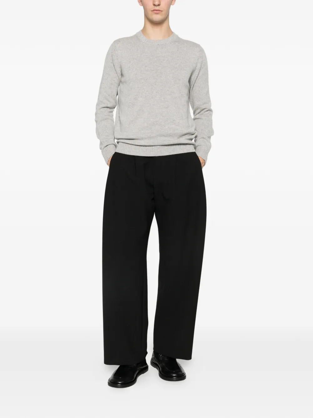 

Свитер с круглым вырезом Kangra, серый