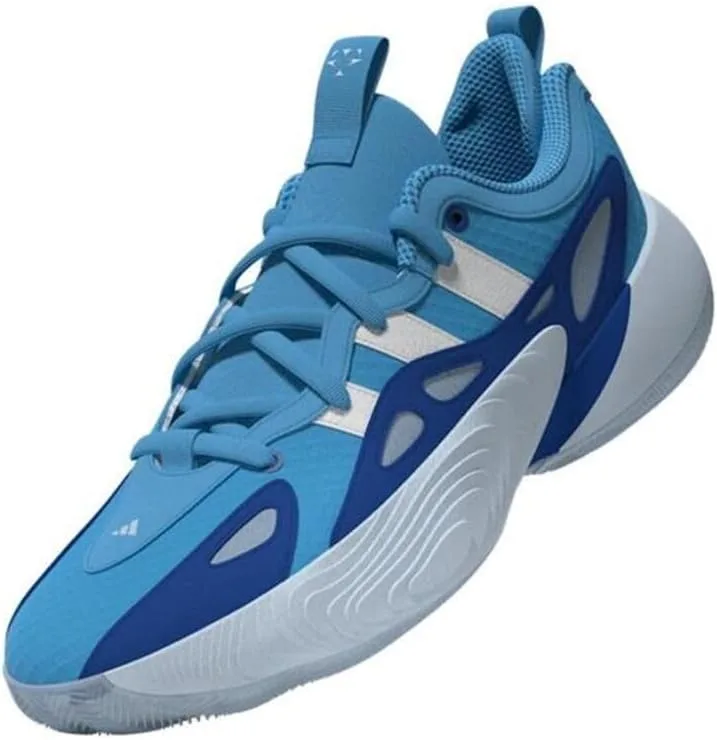 Кроссовки Adidas Unisex Trae Young Unlimited 2 Low, белый/синий/голубой — фото 4