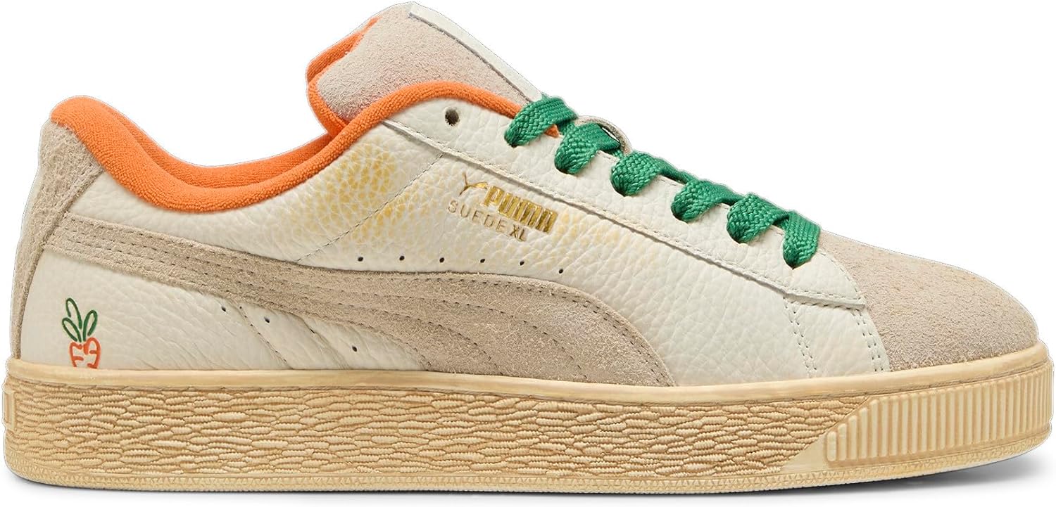 

Мужские кроссовки PUMA из замши XL 2 Carrots с шнуровкой, повседневные - бежевые