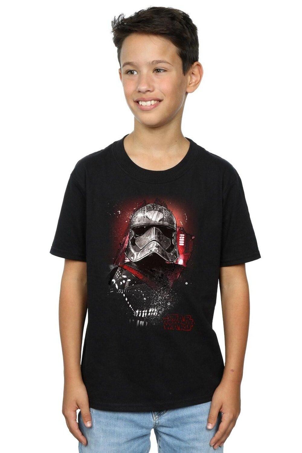 

Матовая футболка «Последний джедай, капитан Фазма» Star Wars, черный