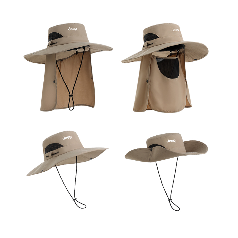 

Шляпа с широкими полями для защиты от солнца мужская Jeep, хаки