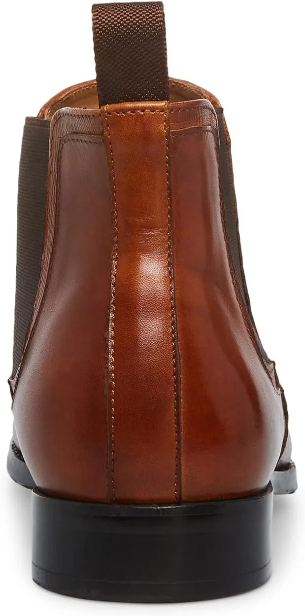 Мужские ботинки Steve Madden Duke Chelsea, 2-Cognac Leather — фото 3