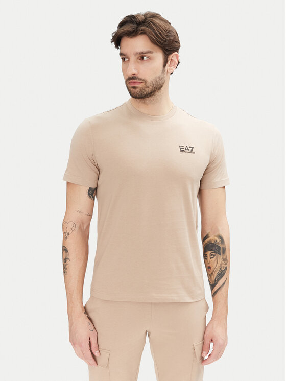 

Футболка обычного кроя 8NPT25 PJVPZ U6155 Ea7 Emporio Armani, бежевый