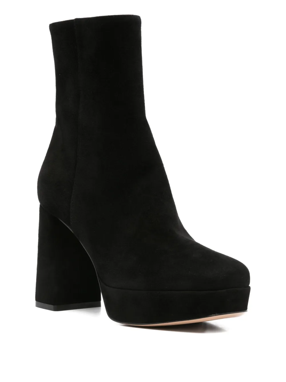 Ботильоны Holly 70 на блочном каблуке Gianvito Rossi, черный — фото 2